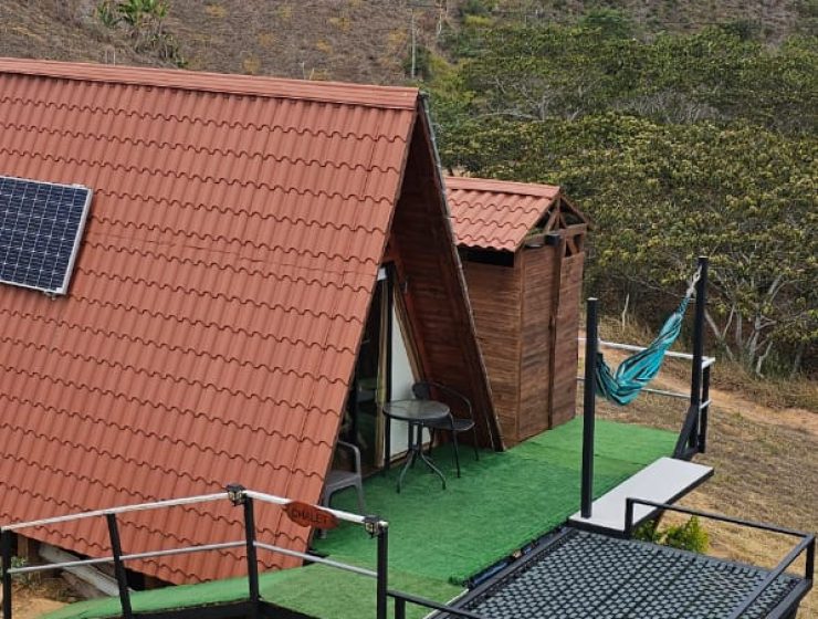 Glamping Chalet Tipo Europeo